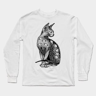 Cats see everything Long Sleeve T-Shirt